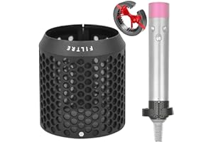 YAYADASA Outer Filter Cover Replacement for Dyson Airwrap Hair Styler HS01 HS05 HS08 Models,Outer Filter Cover Attachment for Airwrap Attachment,Filter Cage Cover Replacement Parts No.969758-05