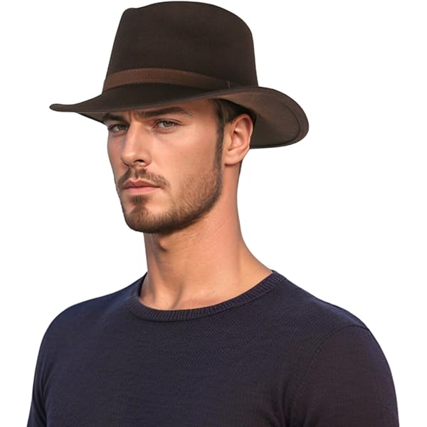 hatsXcaps Unisex Pork Pie Hat for Men and Women | 100% Cotton