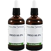 2X DMSO 99.9% Pharma grade ingredients | Low odor - Dimethyl sulfoxide liquid | 2X 3.4 Oz - 2X 100 ml | High purity | Set of two | Heiltropfen&reg;