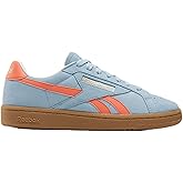 Reebok Women's Club C Grounds UK Sneaker, Soft Blue/Supercharged Coral/Gum, Size 8