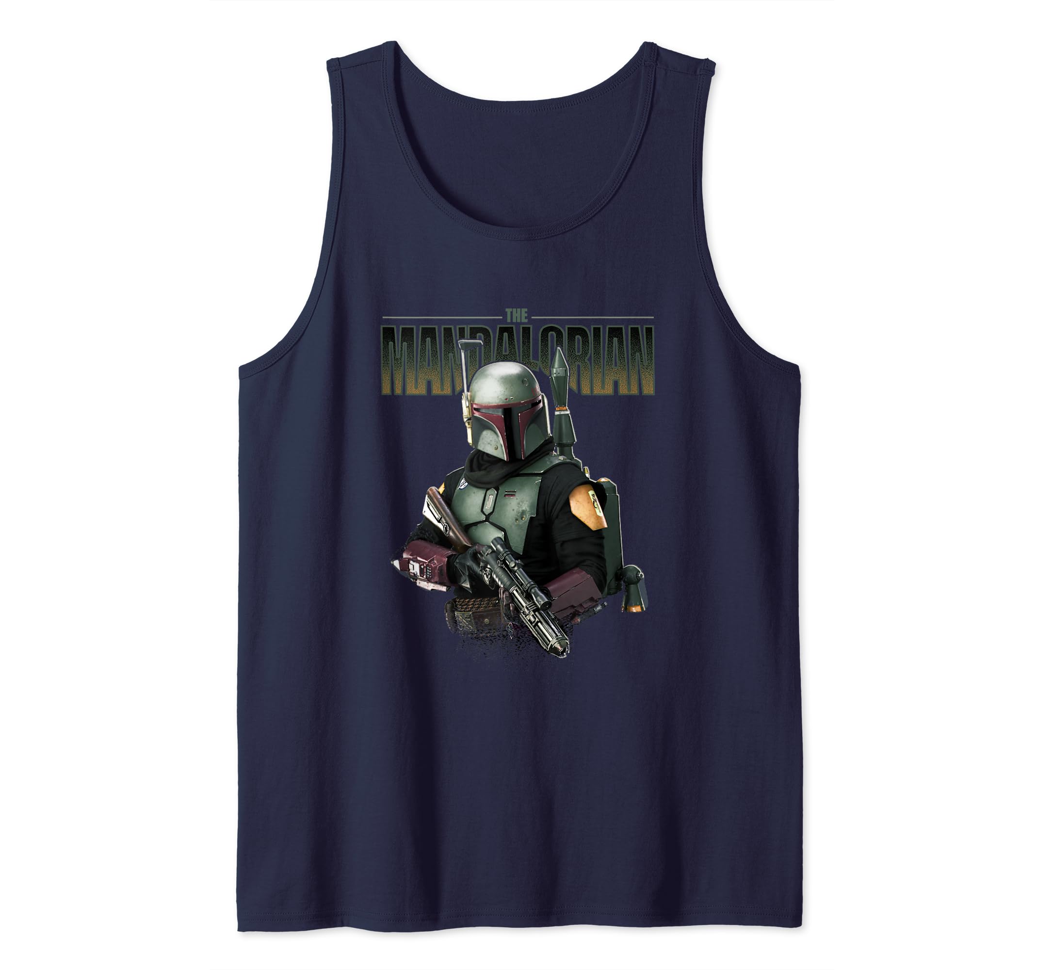 Star Wars: The Mandalorian Boba Fett Logo Portrait C1 Tank Top
