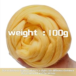 3.53oz Wool Roving Yarn, Wool Felting