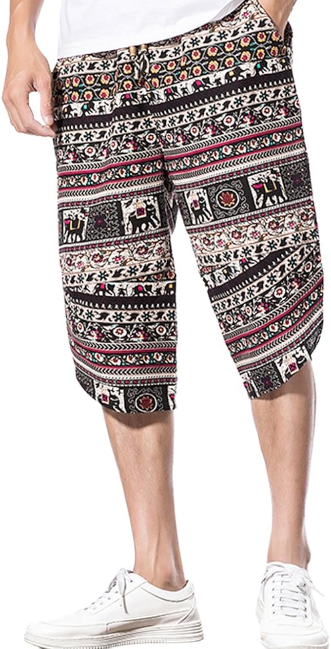 plus size linen shorts