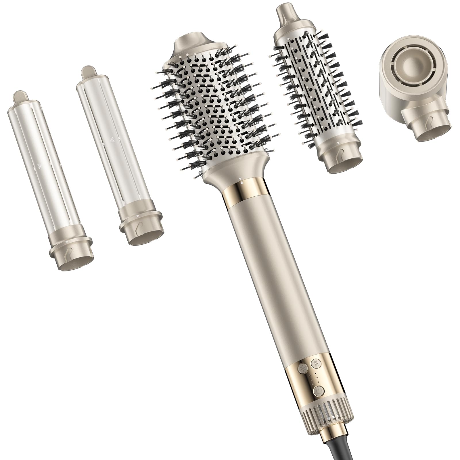 5-in-1 Hot Air Styler – Hair Dryer & Versatile Air Styler with Auto Wrap Curlers, Volumizing Brushes, Frizz-Free Hair Styler Tool for Curling, Smoothing & Adding Volume