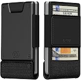 PROOF Wallet Slim Minimalist Wallets for Men | Leather &amp; Metal RFID Wallet | Veteran Owned | Small Wallet