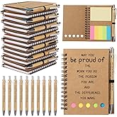 zjdbset 30 Sets Employee Appreciation Gifts Bulk Inspirational Spiral Notebook with Motivational Pens and Sticky Notes for Coworkers,Teachers,Office Staff,Nurse,Colleagues,Volunteer Thank You Gifts