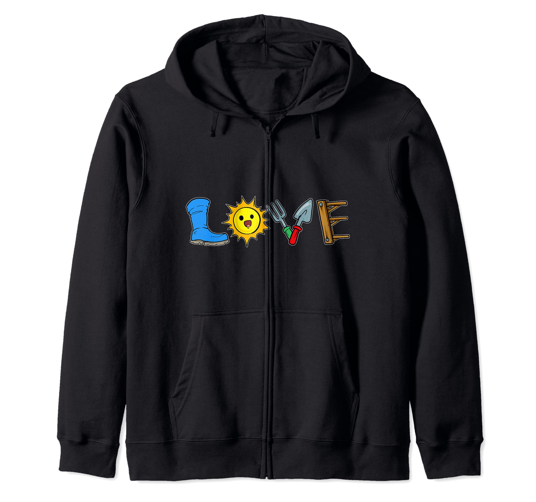 Funny Gardening Love Gardener Garden Lover Plant Planter Zip Hoodie