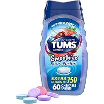 Amazon.com: TUMS Smoothies - Tabletas masticables antiácidas extra ...