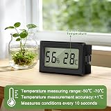 EEEKit 5-Pack Mini LCD Digital Thermometer Hygrometer Indoor Temp Humidity Gauge view 3