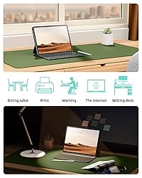 YSAGi Leather Desk Pad Protector, Office Desk