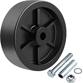 Skelang Boat Trailer Jack Caster 6", Trailer Tongue Wheel 1/2" Axle Diameter, Freight Dolly Wheel Replacement, 1200Lbs Load Capacity
