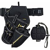 MELOTOUGH Impact Holster 3-in-1 Drill Holster Combo with Magnetic Wristband,Tool Belt Drill Holder with Bit Pouch(Right Handed)