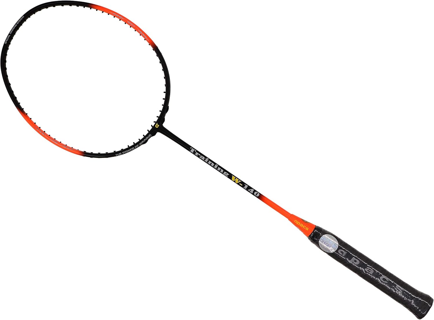 Amazon Apacs Training W140 バドミントンラケット オレンジ ブラック 140g apacs ラケット