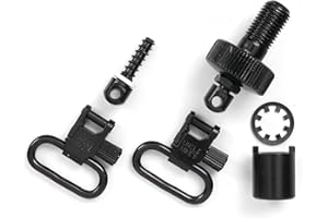 Uncle Mike's Quick Detach Moss 500 Bolt Set Sling Swivels (Blued, 1-Inch)