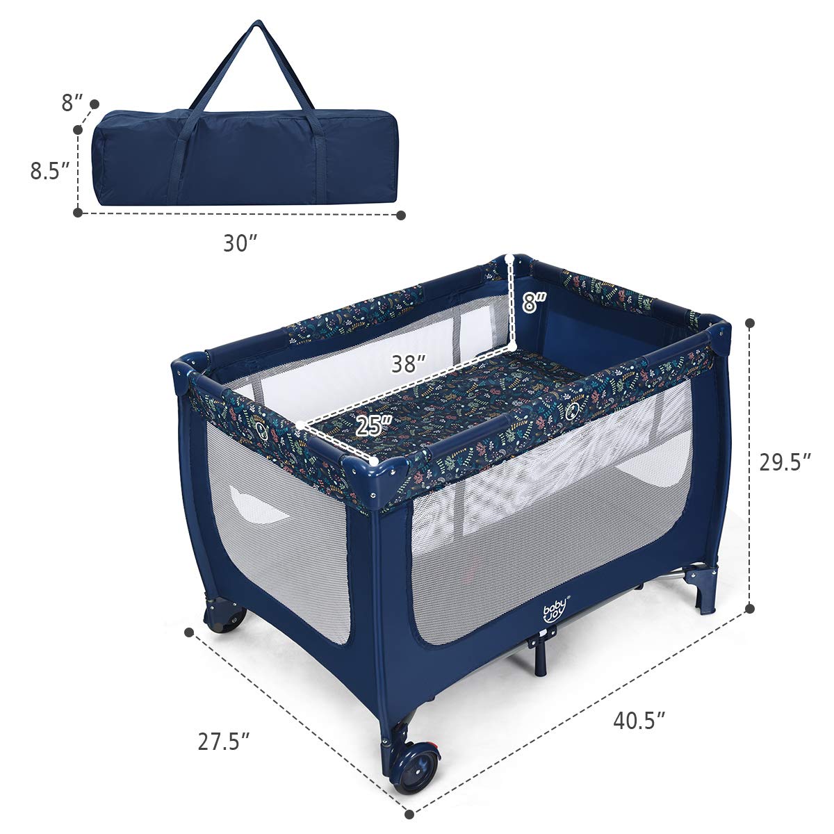 travel playpen mattress