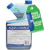 Sanco Industries Aqua Charge - Windshield Washer Fluid Ultra Concentrate, 1 Bottle Makes 55 Gallons - 32 Ounces