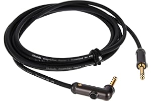 D’Addario Accessories Custom Series Circuit Breaker Guitar Cable - Momentary Kill Switch Instrument Cable with ¼ Inch Ends - 