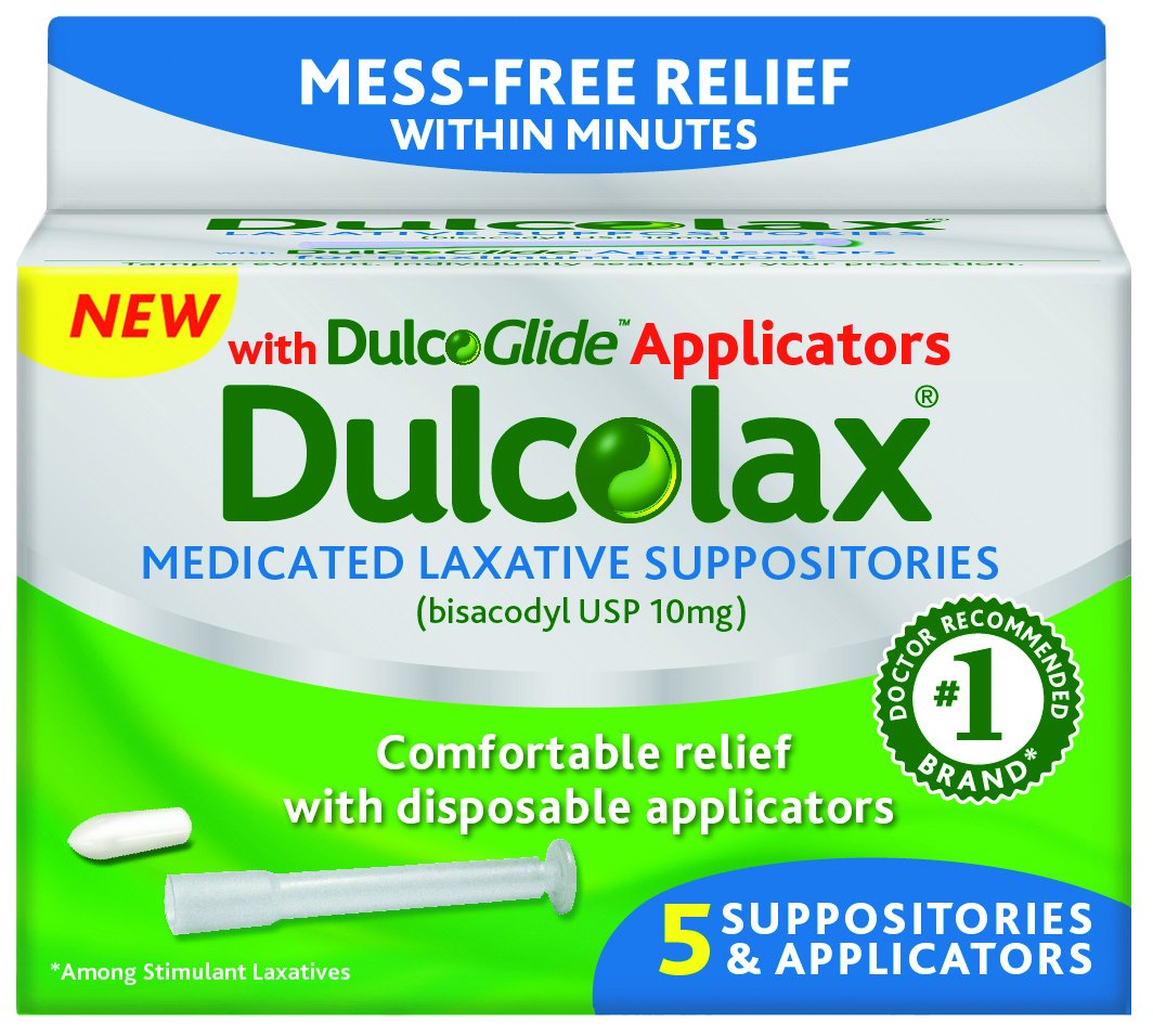 Dulcolax Laxative Suppositories with Dulcoglide Suppository Applicator