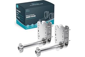 JHACM Boat Lift Wheel Kit OE:3005-5248 - Heavy-Duty Replacement for Boat Lift Systems，Aluminum Install Bracket Set