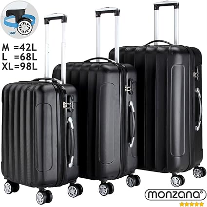 lightest hard case suitcase