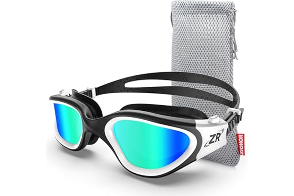 ZIONOR Swim Goggles, Upgraded G1 Polarized Swimming Goggles Anti-fog for Men Women Adult