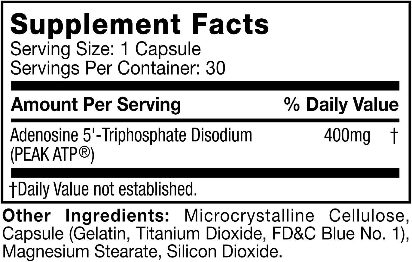 MuscleTech Muscle Builder Supplement with Peak ATP, Improved Muscle Building & Performance, 30 Servings (30 Capsules): Health & Personal Care
