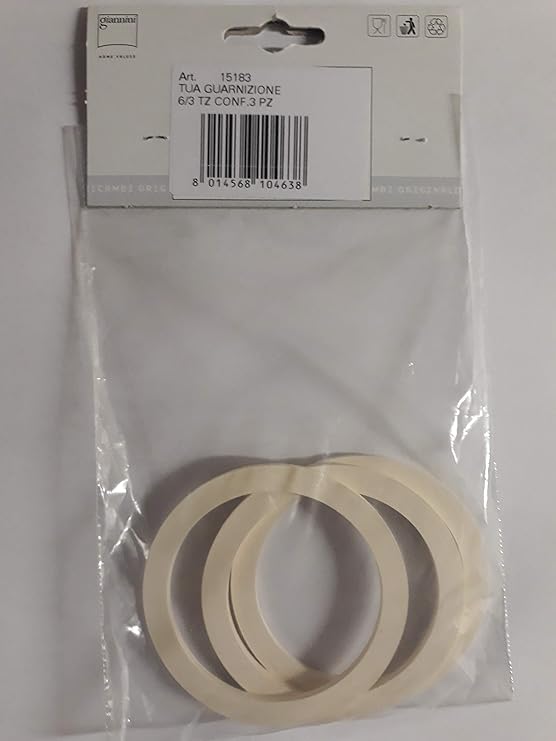 Kit Ricambi Moka Universale - 2 Guarnizioni Silicone + Filtro Alluminio Per Caffettiera - Foto 2