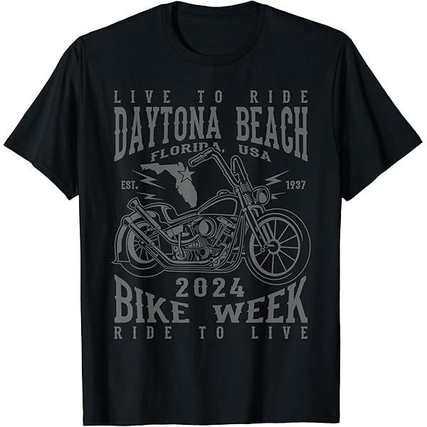 Amazon.com: Daytona Beach Bike Week 2024 Motorcycle