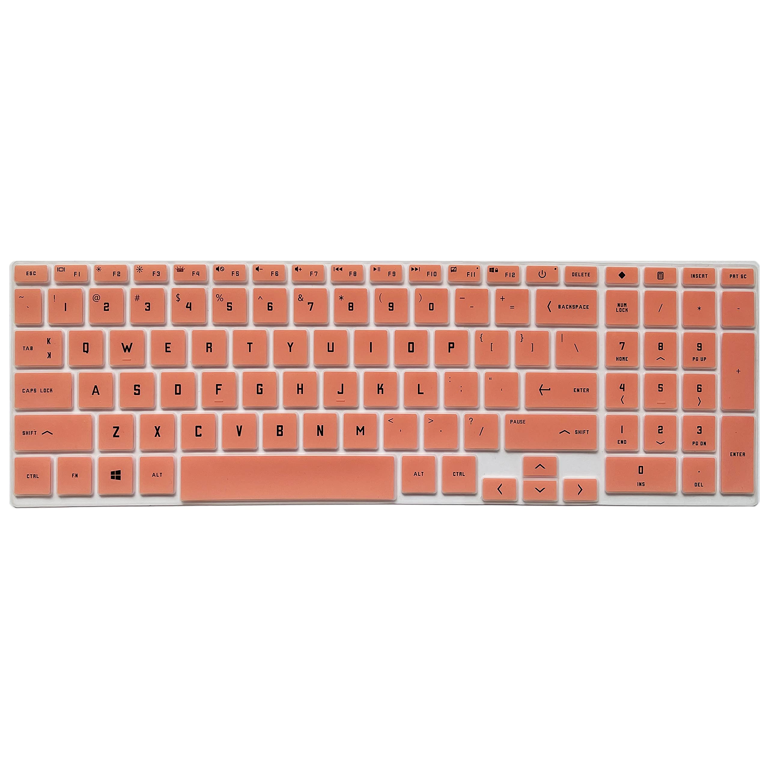 MiNGFi Silicone Keyboard Cover for HP Victus 16.1" 16-d0000 16-e0000(2021) - Pink