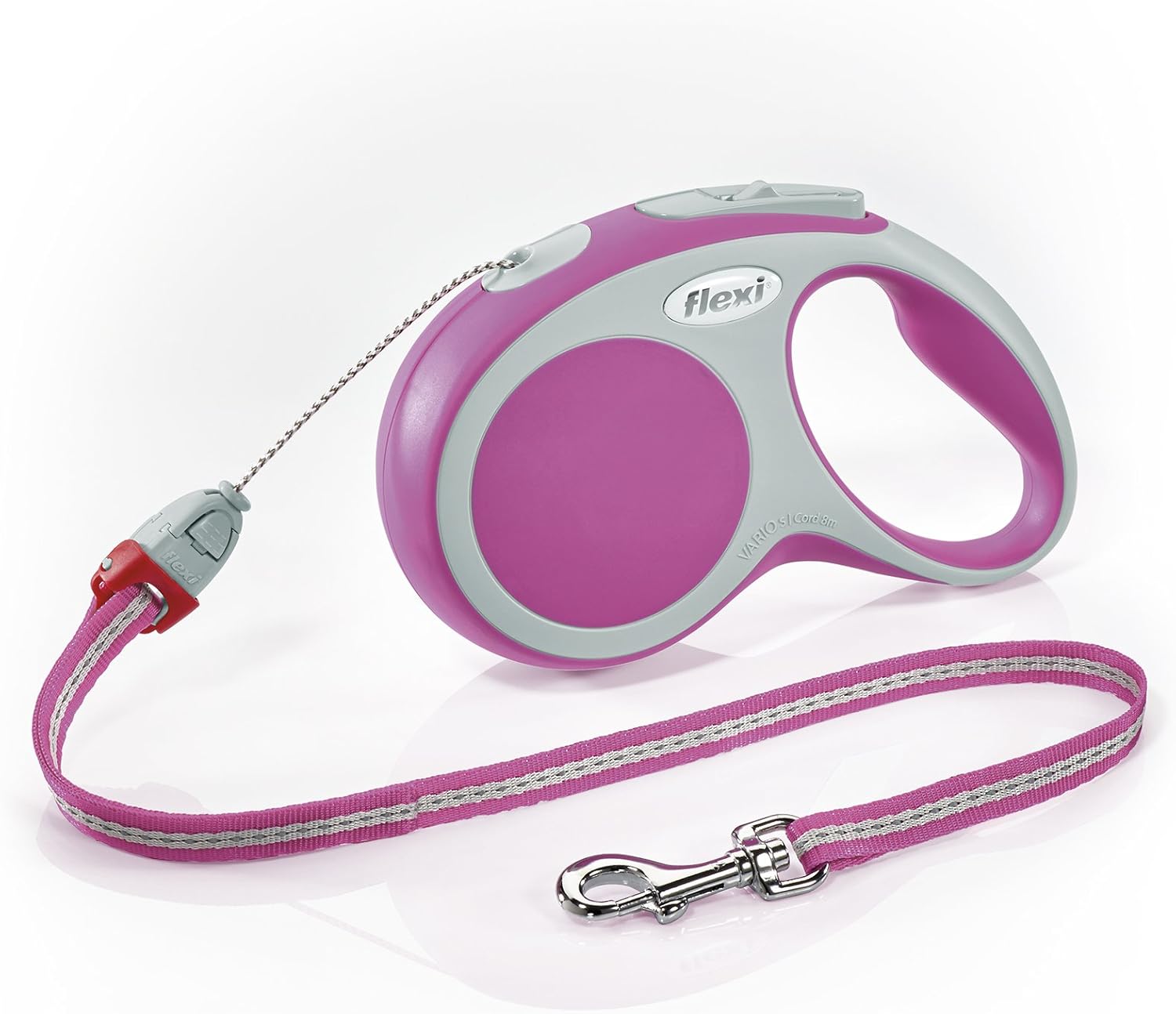 flexi VARIO Retractable Lead Cord, Small, 8 m, Pink Amazon.co.uk Pet