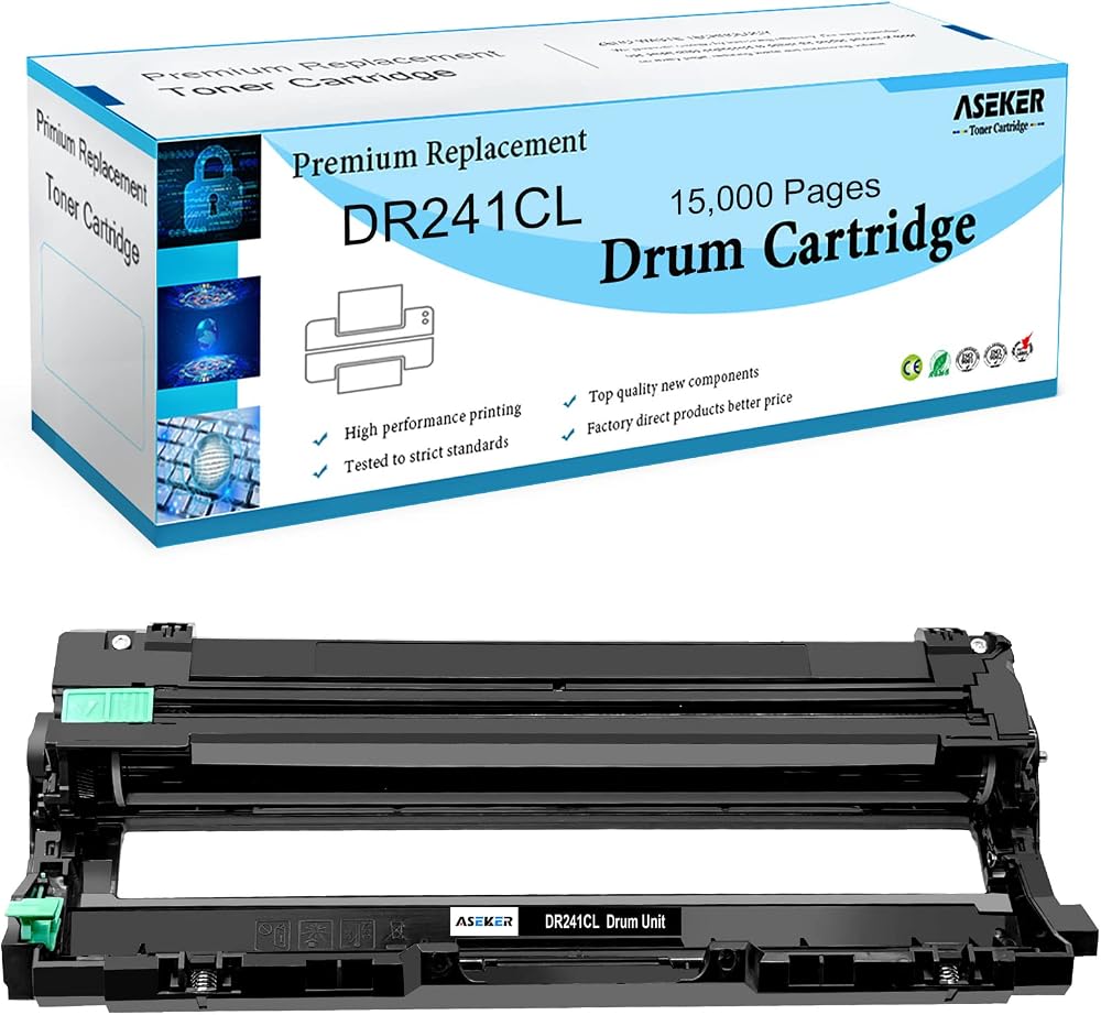 ASEKER DR-241CL Drum Unit for Brother HL-3140CW HL-3170CDW MFC-9340CDW