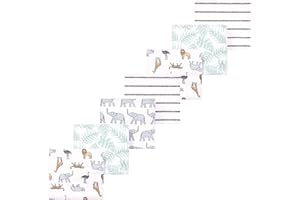 Luvable Friends Little Treasure Flannel Receiving Blankets 7pk