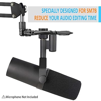 Buy Shure Sm7b Shock Mount Reduces Vibration Noise Matching Mic Boom Arm Stand Compatible For Shure Sm7b Mic By Youshares Online In Indonesia B08l4f56kr