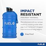 Fuel24 Jug 2.2L Water Bottle Flex Material Leakproof Pop or Straw Cap view 3