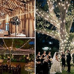 VTECHOLOGY Christmas String Lights, 66FT 200 LEDs