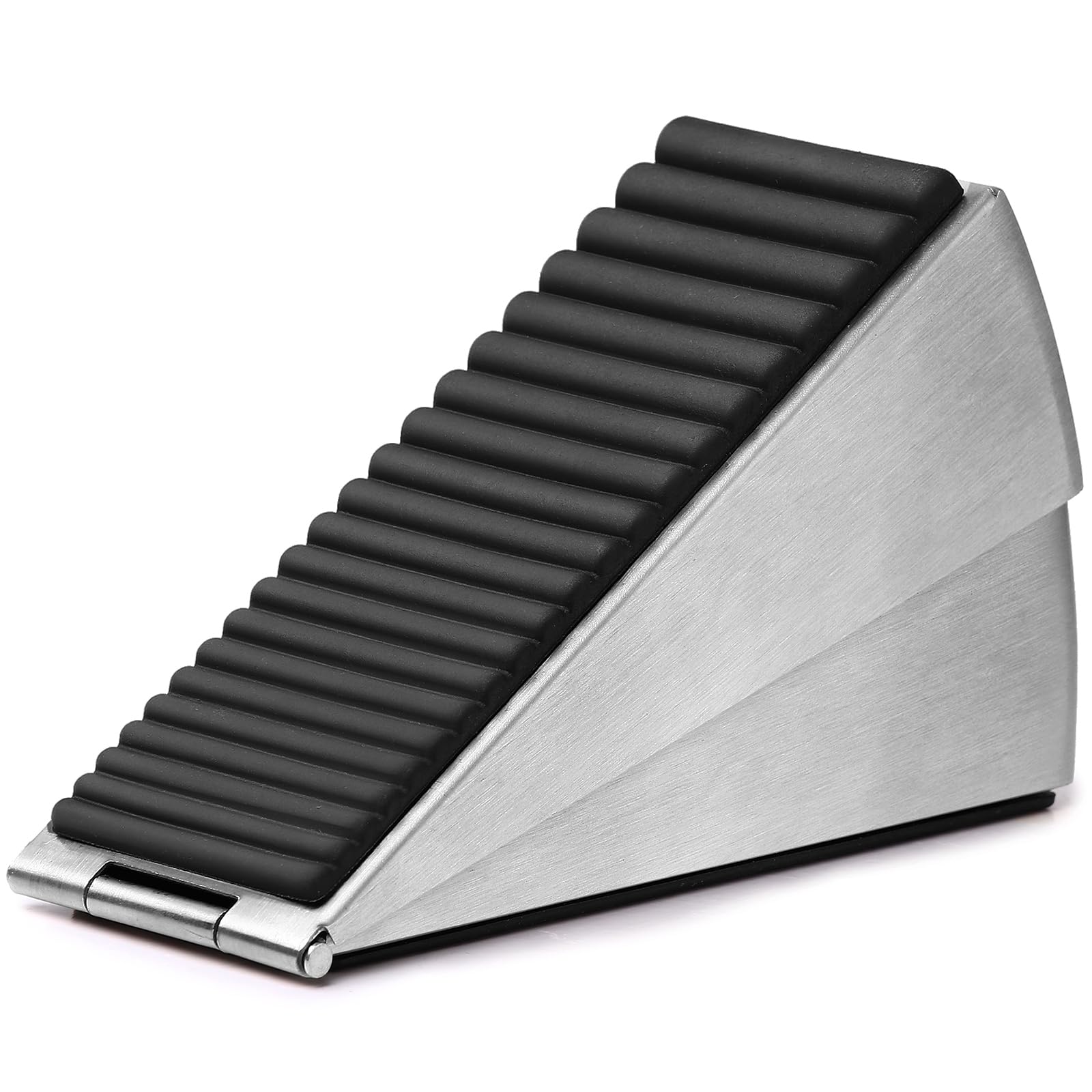 Photo 1 of Heavy Duty Door Stop - Strongest Spring Large Door Stopper Wedge, Door Stoppers for Bottom of Door, Stainless Steel 3 in Tall Door Stop Suits Any Heavy Door