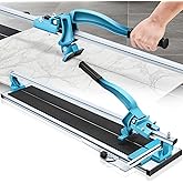 Auto Dynasty 35" Manual Tile Cutter, Cutting Ceramic Porcelain Tile Floor | 35 Inch Porcelain Ceramic Cutter with Anti-Skid Feet Tungsten Cutting Wheel Flooring Tile Cutting Machine