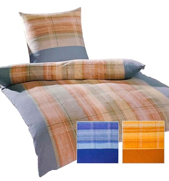 Dyckhoff 3063870200 Weichfrottier-Bettwäsche Corinna 80 x 80 cm und 135 x 200 cm, beige