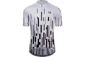Coconut Ropamo CR Mens Cycling Jersey Short Sleeve Road Bike Shirt with 3+1 Zipper Pockets Breathable Quick Dry