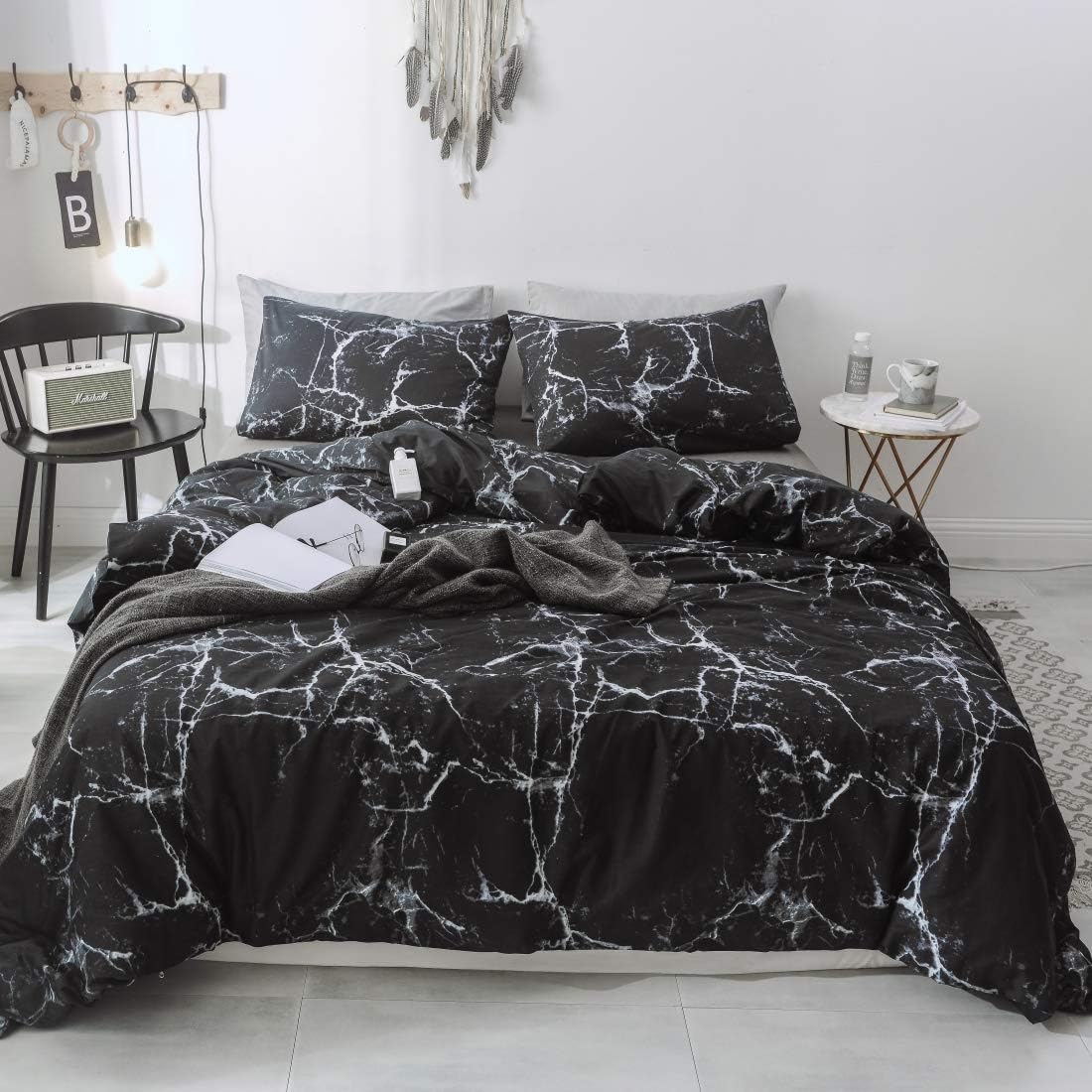 Best Black Marble Bedding