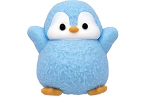 Cute Penguin Squishy Toy, Handmade Silicone Animals Squishies Toys, Soft and Sticky Fidget Sensory Toy for Relaxation, Squeez