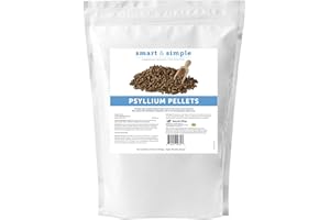 SMARTPAK Smart & Simple Psyllium Pellets for Horses | Psyllium Husk Fiber Supplement for Equine Digestive Wellness Support | Mix with Daily Feed | Apple-Banana Flavored | 17.5 lb Bag