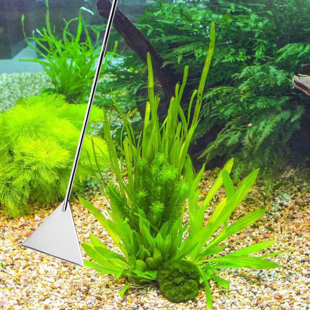 Hexint 3 in 1 Aquarium Aquascaping Kit Stainless Steel Aquarium Fish Tank Aquatic Plant Tools Tweezers Scissors Spatula Set - Image 3