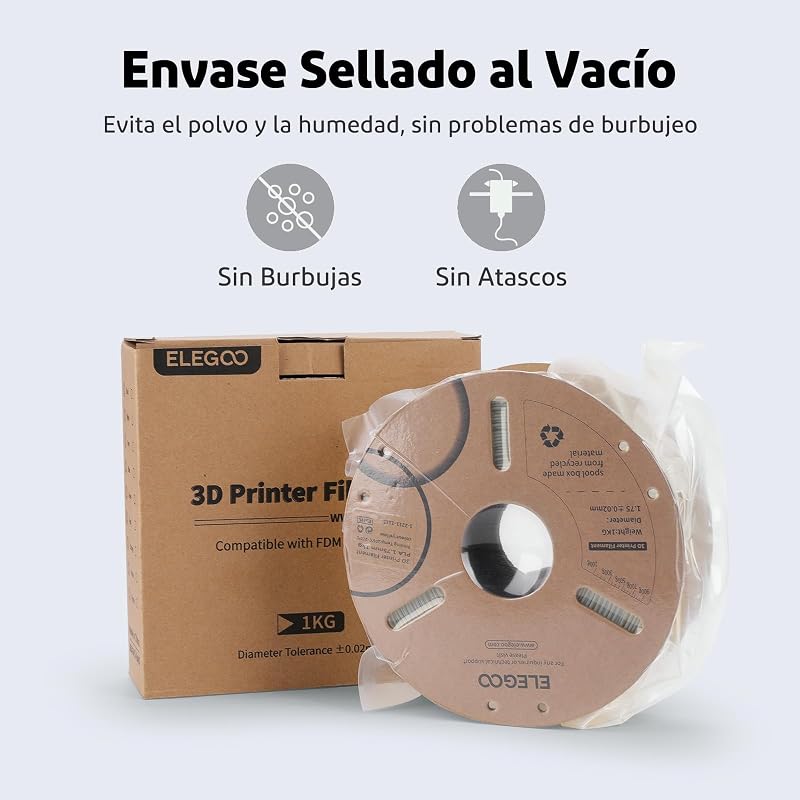 Filamento PLA 1.75 4KG Branco