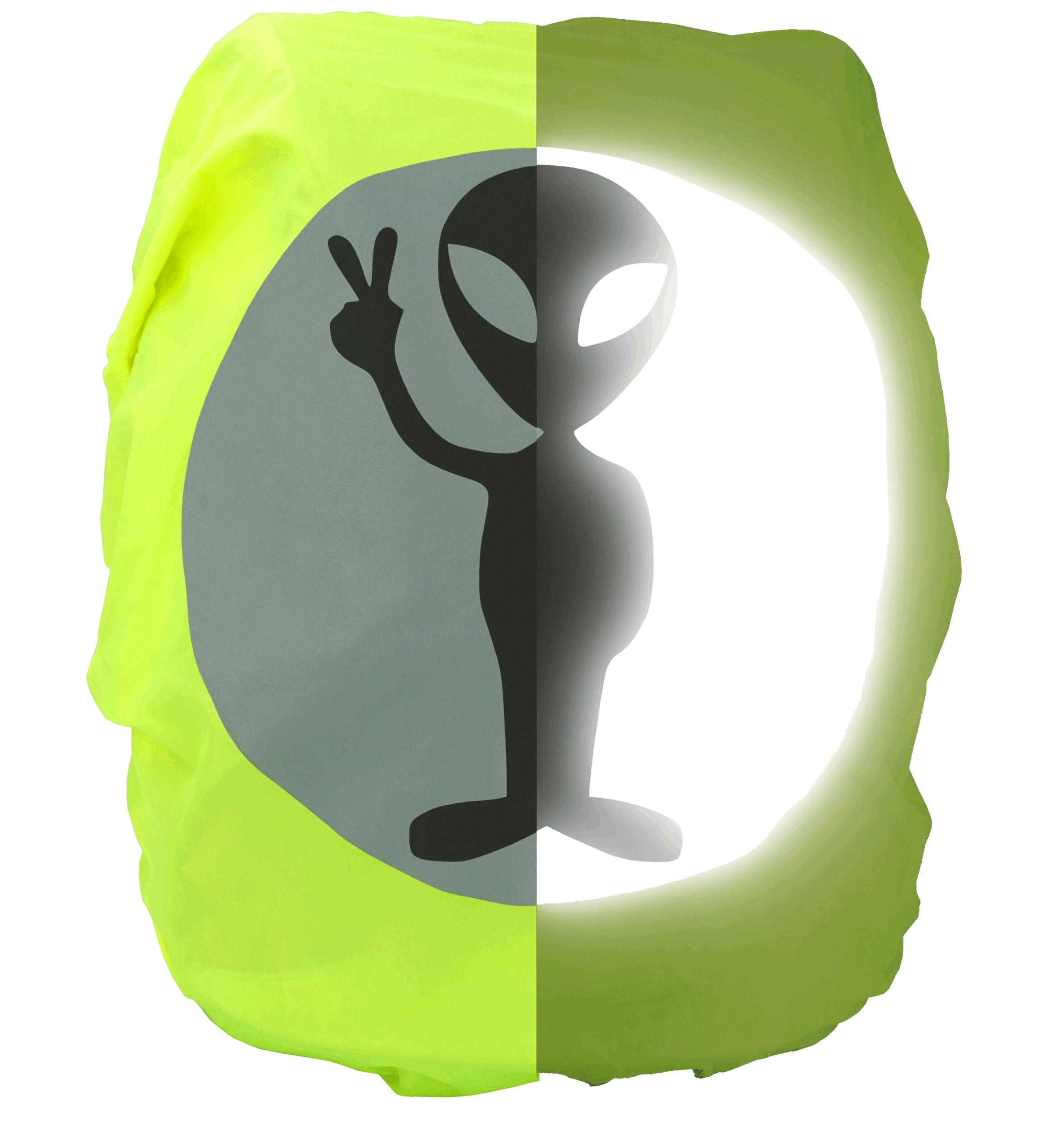 EANAGO 100% waterproof kids backpack rain cover  highly reflective school bag protector for school kids  lightweight & durable - giant reflector to increase safety