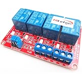 HiLetgo 12V 4 Channel Relay Module with OPTO-Isolated Support High and Low Level Trigger