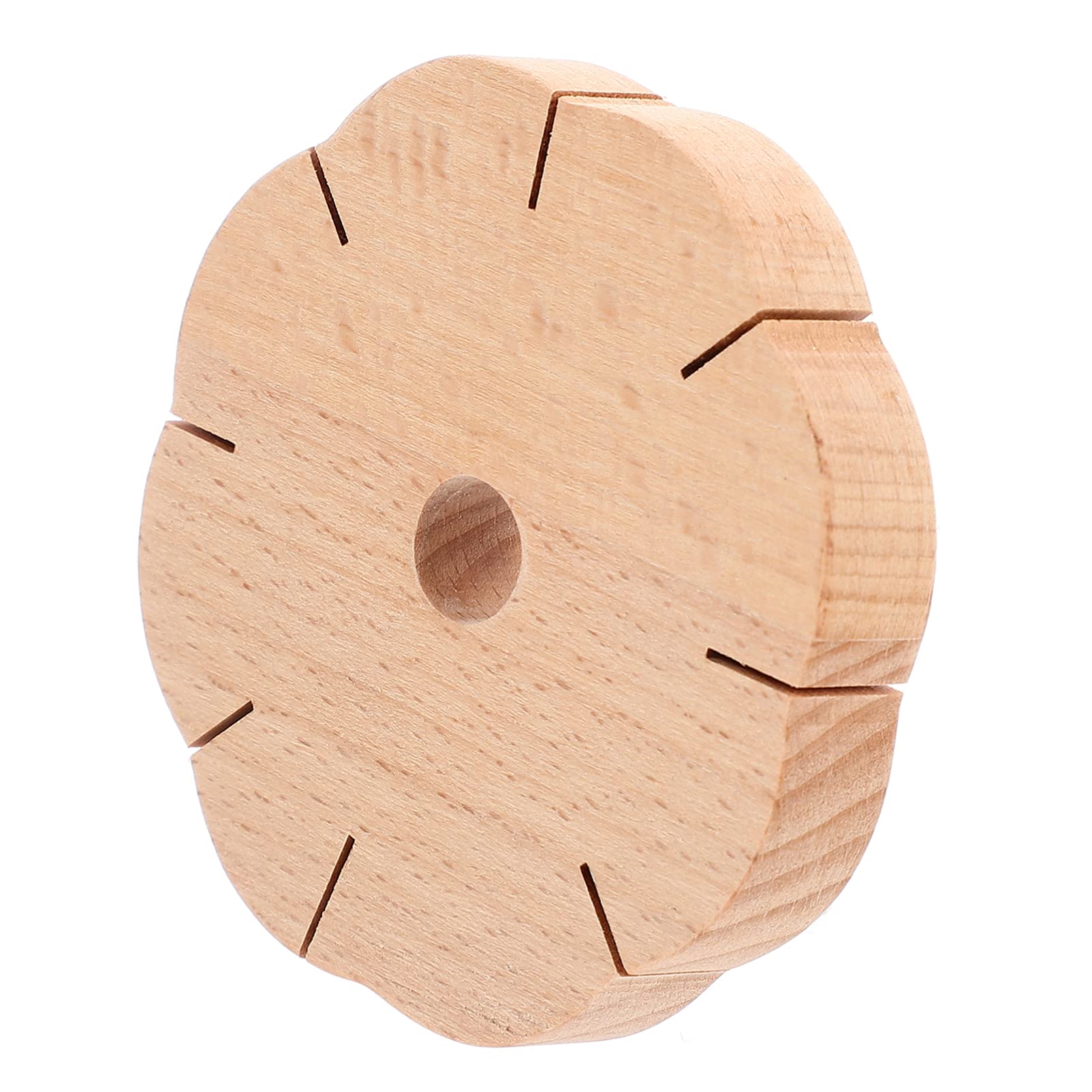 EXCEART DIY Braiding Disc Set Wooden Kumihimo Braiding Disk Braiding Plate Braiding Loom Braiding Board Weaving Tools Rope Braid Tools for DIY Crafts Bracelet Cord Braid Disc