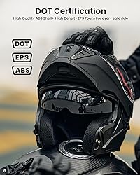ILM Motorcycle Modular Full Face Helmet Flip up