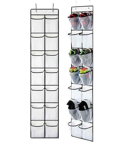 Shoe Rack For Door SWISSELITE Over The Door Shoe Organizer, Space - Main Image