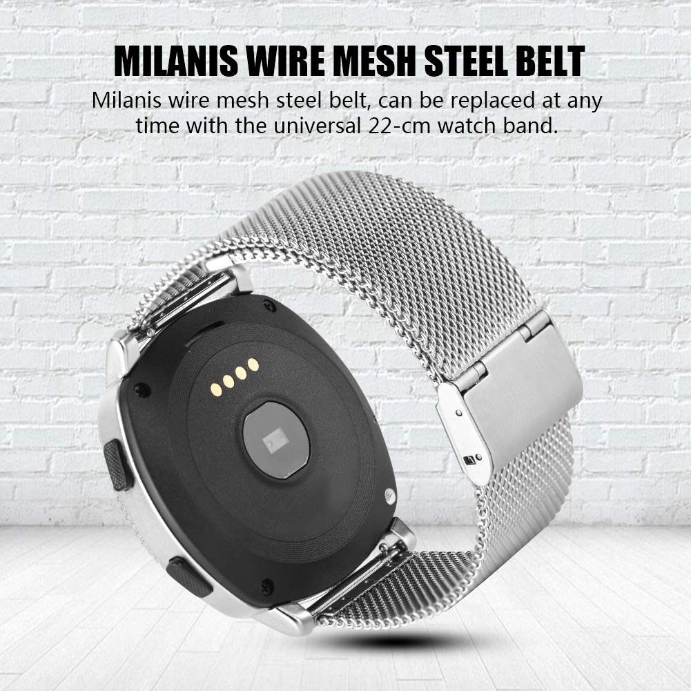 Amazon.com: Aramox Microwear L2 banda de acero Smartwatch ...
